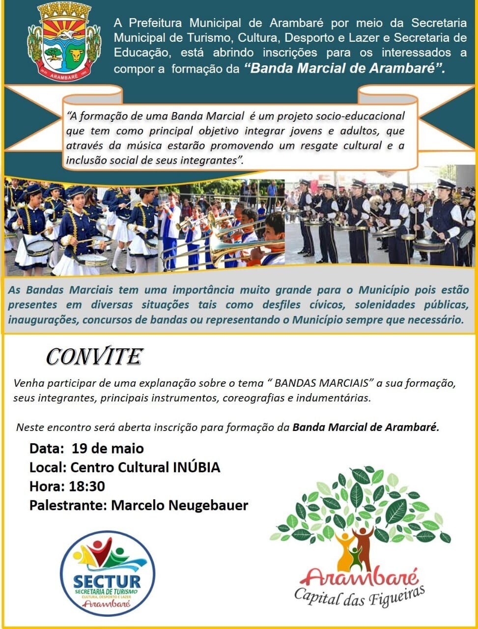 convite-para-palestra-com-o-tema-banda-marcial
