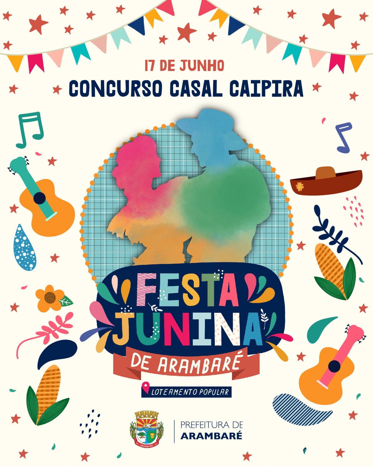 festa-junina-2023-arambare-rs-concurso-casal-caipira